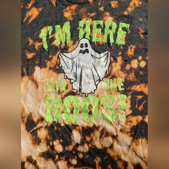 Hand acid washed Halloween tee - Picture 2 of 4